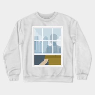 Man behind the window Crewneck Sweatshirt